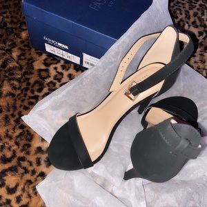 Fashion nova black heels